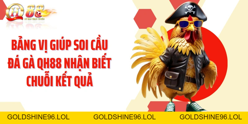 Soi Cầu Đá Gà QH88: Đọc Bảng Vị Và Nhịp Trận Sáng Rõ - GOLDSHINE96