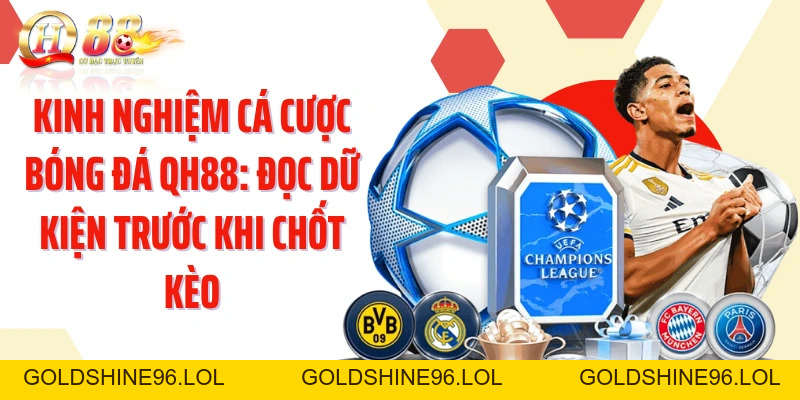 Kinh Nghiệm Cá Cược Bóng Đá QH88: Đọc Dữ Kiện Trước Khi Chốt Kèo - GOLDSHINE96