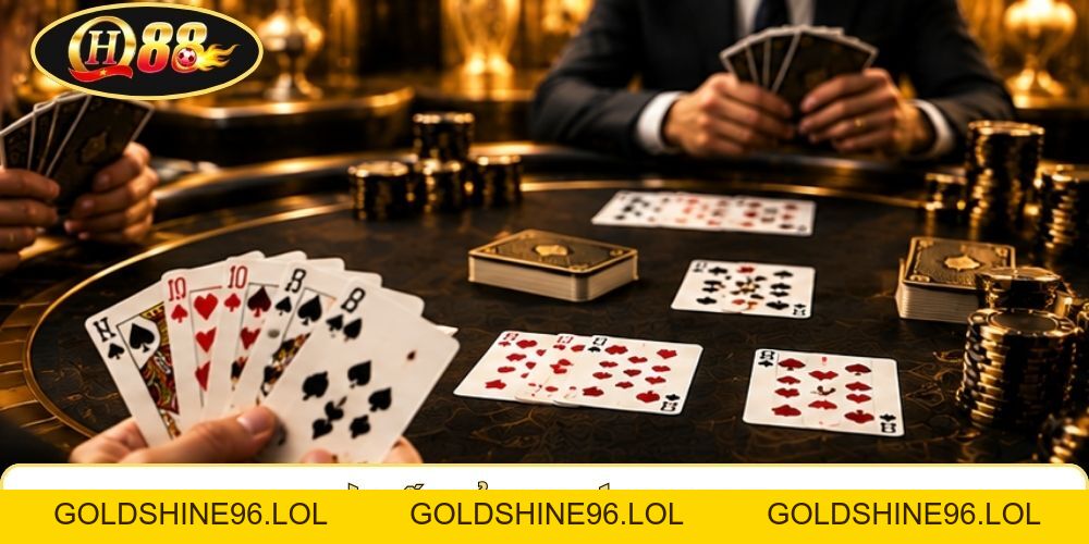 Phỏm | Gom Bộ Từ 9 Lá - Tính Điểm Qua 4 Lượt Đánh Tại QH88 - GOLDSHINE96