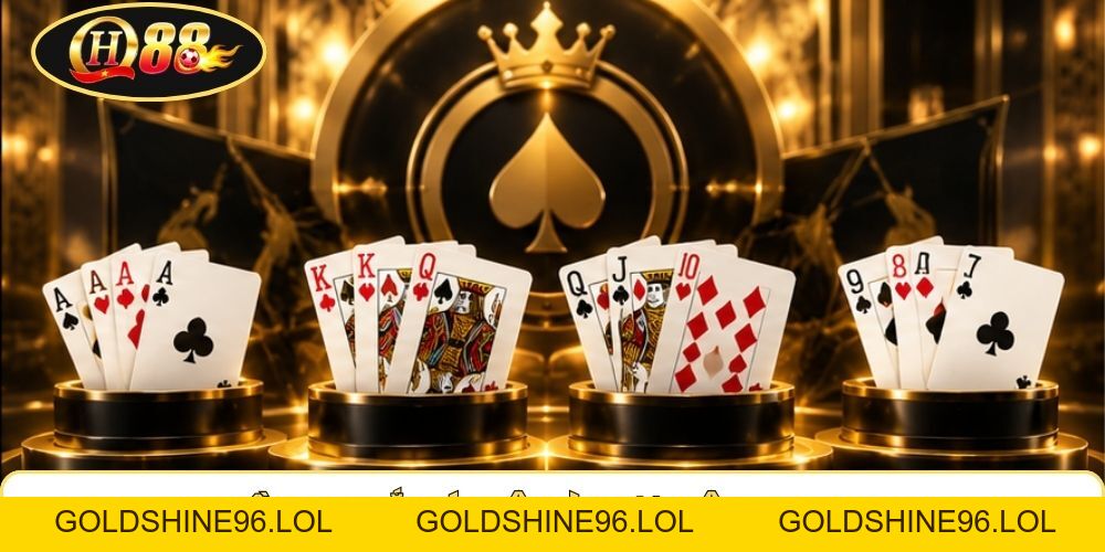Liêng QH88 | Đọ Sức Chỉ Với 3 Lá - Phân Cấp Qua 4 Nhóm Bài - GOLDSHINE96