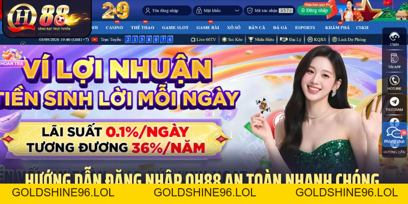 Đăng Nhập QH88: Vào Tài Khoản Nhanh Với 3 Bước Chuẩn - GOLDSHINE96