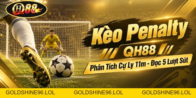 Kèo Penalty | QH88 Phân Tích Cự Ly 11m - Đọc 5 Lượt Sút - GOLDSHINE96
